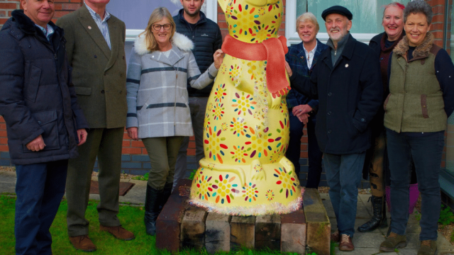 Left to right:
Tim Hazelwood, Prof. Nick Stafford, Kate Hazelwood, William Oliver, Karen Guest, Rick Welton, Clare Huby and Claire Levy.

Photo Credit: Blue Aurora Media.
